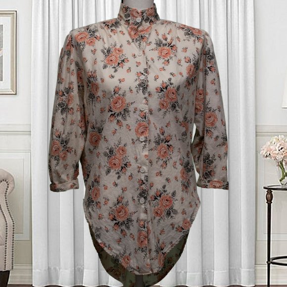 Vintage AVECMOI Button Down Shirt - Picture 4 of 7